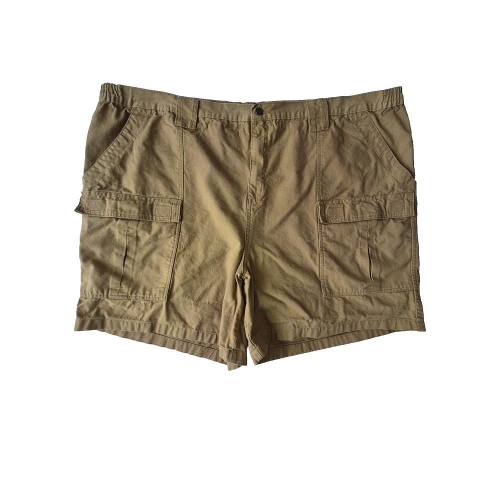 Boulder‎ Creek Trading Company Cargo Shorts Men's 56 Big Beige Cotton Utility